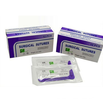 High Quality Synthetic Absorbable Polyglycolic Acid PGA Surgical Suture